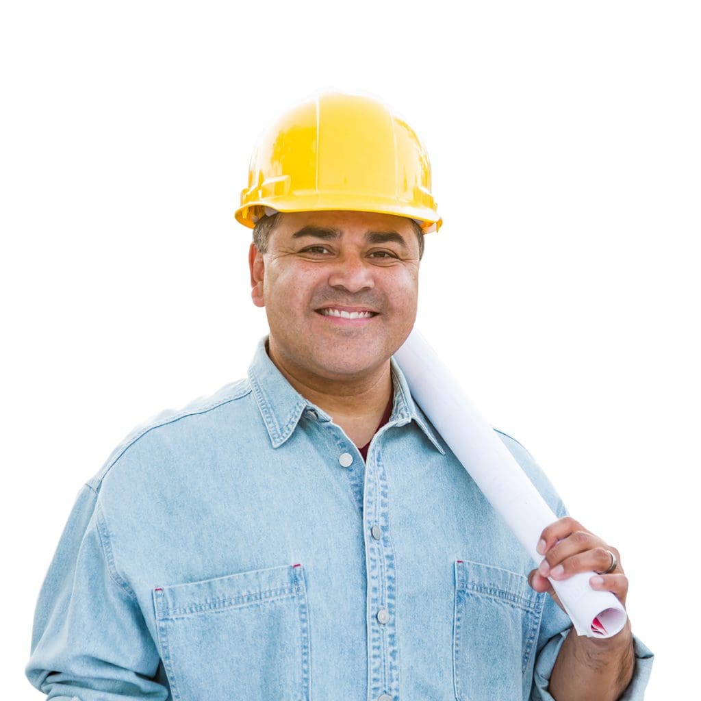 worker with paper